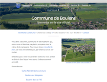 Tablet Screenshot of boulens.ch